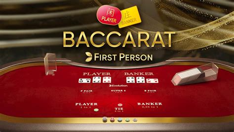 First Person Baccarat Table Games .
